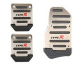 Pedal Alumínio escovado Anti Slip-Set  (3PCS)